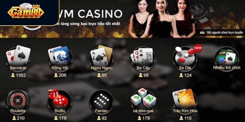 Người chơi trải nghiệm Baccarat và các trò chơi sòng bài khác